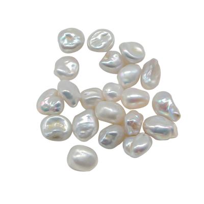 China Irregular Baroque Regenerated Freshwater Shaped Pearl Custom DIY Bright 7-10mm Pearl Keshi Pearl for sale