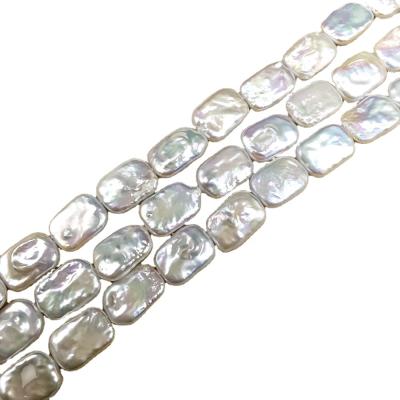 China Jewelry Making New 12x17mm Square Irregular Shape Bead Chain Baroque Semi-finished for sale