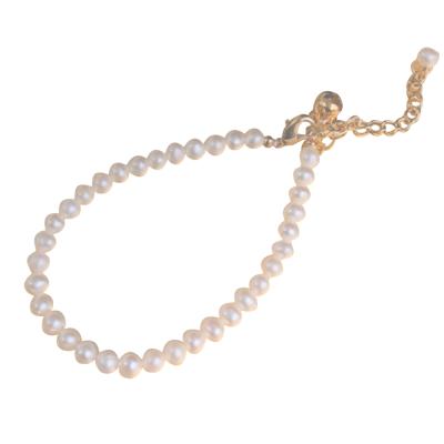 China 2021 CLASSIC Single Pearl Chain Natural Freshwater Pearl Bracelet for sale