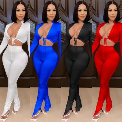 China Free Sample Breathable Women 2022 Summer Sexy Solid Color Shorts Two Piece Set 2 Piece Pants Set for sale