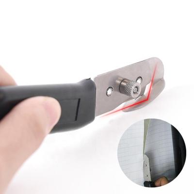 China Push Button Safety Car Wrap Vinyl Film Cutter Knife for sale