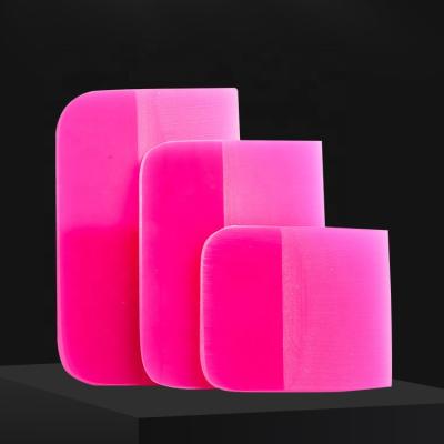 China Viable enlarge and widen pink PPF scraper squeegee for sale