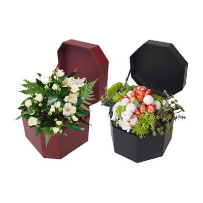 China Handmade Paper Flower Gift Boxes Wedding Packaging Products For Arrangements for sale