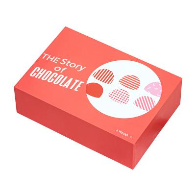 China Recycled Materials Like Chocolate Strawberry Packaging Box With Logo for sale