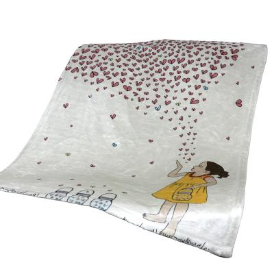 China Soft And Hot Wholesale Customized Super Soft Good Quality Baby Flannel Blankets for sale