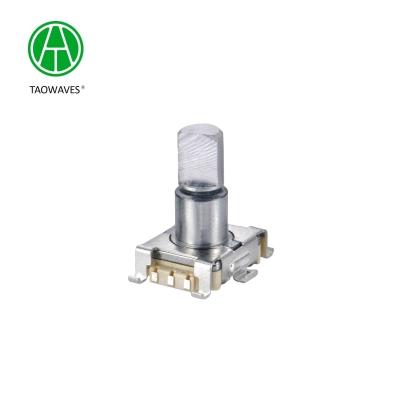 China Ec11 Metal Shaft Incremental Rotary Encoder Met Push Switch Voor huishoudelijke apparaten Te koop