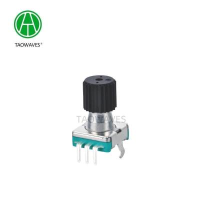 China Rotary Encoder With Push Button Knob Shaft Lagging  Contact Brush Type Operating System for sale