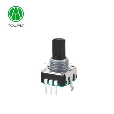 China 12 mm 3 pin inkrementele encoder schakelaar voor audiotoestellen contactleesmodus Te koop