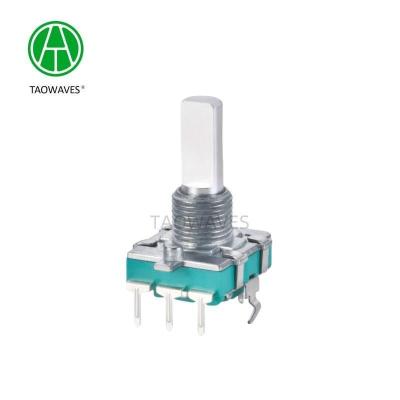 China 16 mm Rotary Encoder voor audio-apparatuur Huishoudelijk apparaat Leeg type Achsel Sleeve Te koop