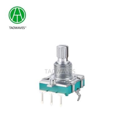 China EC16 16 mm Incrementele Rotary Encoder Metalen schacht Schacht schuif zonder schakelaar 12/24 pulsen Te koop