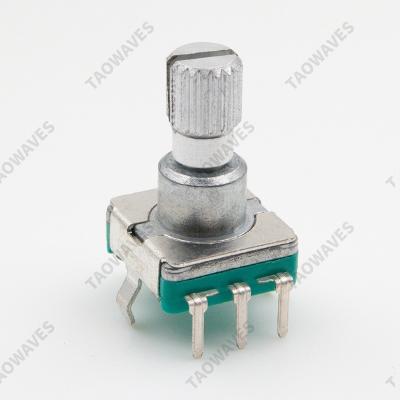 China EC11 Metal Shaft Rotary Encoder With Push Button Rotary Switch From Taowaves for sale