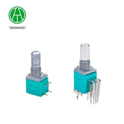 China Single Connection RS97 B50K 8pin Potentiometer with Switch Audio Potentiometer Function for sale