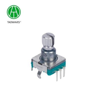 China Ec11 Rotary Switch ABC Switch With Axle Sleeve Custom Rotary Encoder Knob for sale