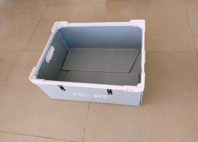 China Foldable Corrugated Plastic Boxes With Plastic Or Aluminum Frames for sale