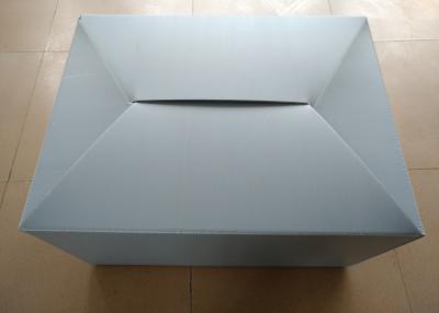 China Auto Lock Bottom Corrugated Plastic Foldable Boxes With Plastic Handles for sale