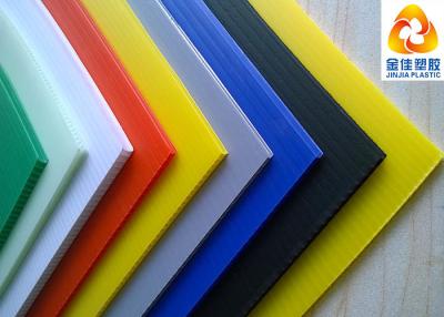 China PP Or PE Material Plastic Corflute Sheets For Making Plastic Boxes for sale