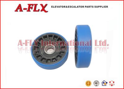 China Blue Escalator Step Chain Roller For Otis Escalator Parts 76*22*6203-2RS XAA290CM for sale