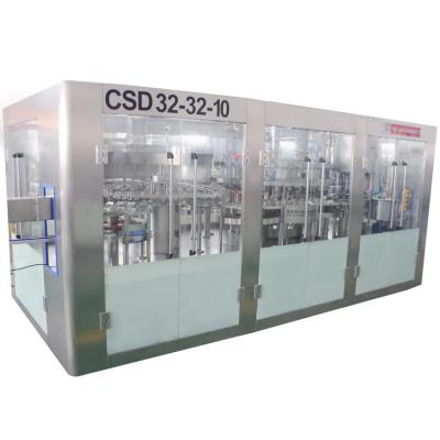 China 8000 BPH Beverage Carbonated Beverage Production Line For Bottle Filling And PET Packing for sale