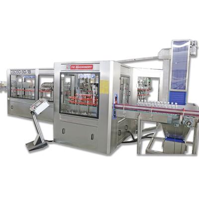 China Automatic beverage pet bottle 3 in 1 soft drink filling machine with factory price for sale