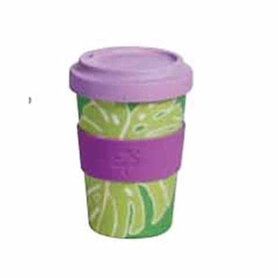 China Sustainable Health Fiber Travel Safe Biodegradable Bamboo Mug for sale