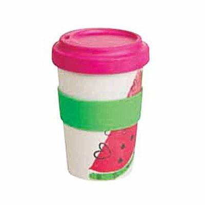 China Sustainable Green Living Bamboo Fiber Travel Drink Unpolluted Cup for sale