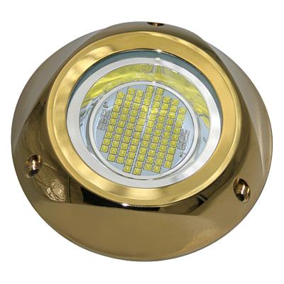 China Highest lumens led wall mounted flux 450w underwater led light forsuper yacht light, led underwater light, IP68 bronze material for sale