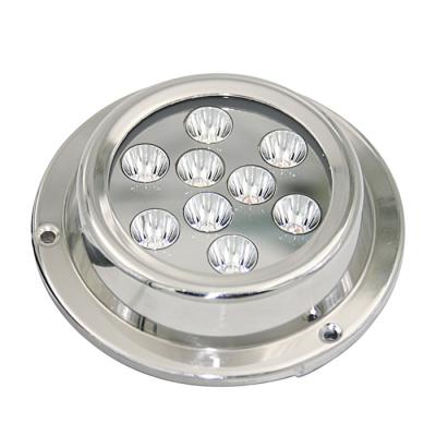 China Fast Shipping 27W 45W 316L IP68 RGBW Swimming Pool Stainless Green Blue Boat/Yacht/Dock/Water Led Lights For Boat Yacht for sale