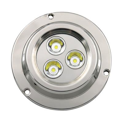 China Surface 9W Boat/Yacht/Dock/Pond/Pool/Marine Mount 316L S.S IP68 Led RGB Underwater Boat Lights for sale