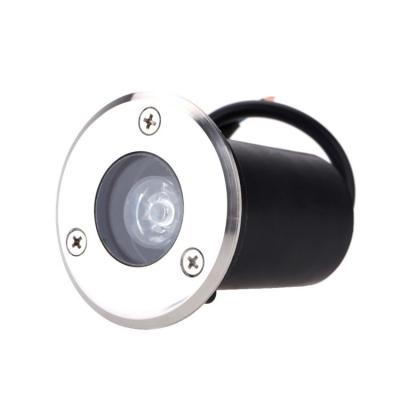 China Fast Shipping Yuefa 1W 3W Garden IP67 Inground Garden Outdoor Path Up Buried LED Underground Light for sale