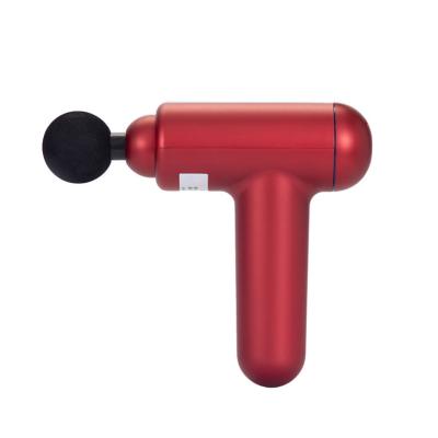 China Custom Logo 24W Fascia Massage Gun Electronic Vibration Red for sale