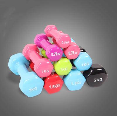 China 5KG Hexagonal Matte Fitness Dumbbell For Women And Children for sale