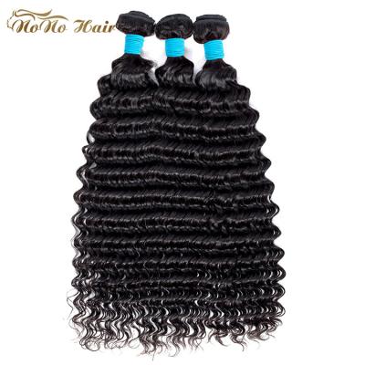 China Wholesale 12a Deep Wave Hair Bundles Loose And Deep Wave Hair Extensions , Raw Virgin Remy Cuticle Aligned Hair for sale