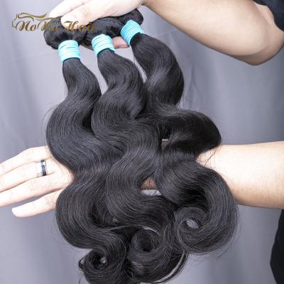 China Body Wave 8a Grade Virgin Brazilian Hair, 100 Bundles Raw Remy Peruvian Virgin Hair, Body Wave Hair Bulk Bundles With Headband for sale