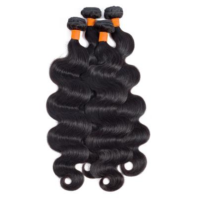 China Hot Selling Body Wave Extension Raw Indian Hair Bundles Loose , Indian Body Wave Hair , Cuticle Aligned Unprocessed Virgin Indian Hair for sale