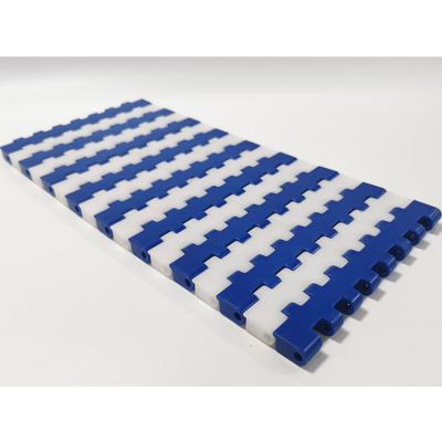 China Uri-5935 POM Material Heavy Duty Low Temperature Humidity Conveyor Flat Surface Resistant Modular Belt For Food And Beverage Industry for sale