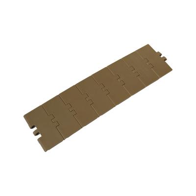 China Uri-820 Cheap Price pp POM Material Food Grade Flexible Conveyor Chain Plate Heat Resistant Belt For Beverage Industry for sale