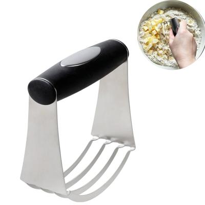 China Viable Kitchen Mixer Beater Tool Stainless Steel 4 Blades Pastry Mixer And Dough Cutter for sale