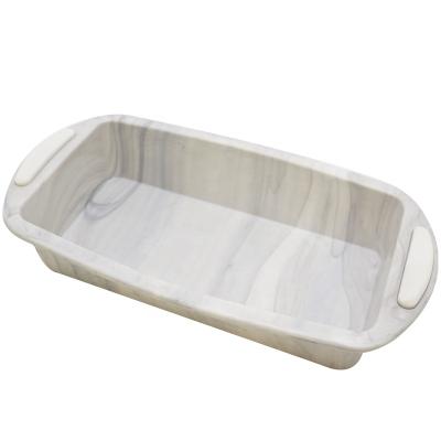 China Sustainable Food Grade Cake Tools Baking Tray Non-Stick Silicone Bread Loaf Cake Pan for sale