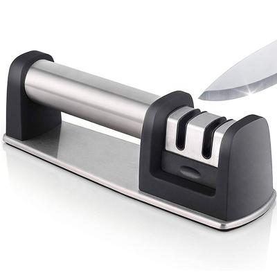 China Viable Easy To Use Kitchen Knife Accessories 2 Stage Knife Sharpener Premium Knife Sharpener With High Quality for sale