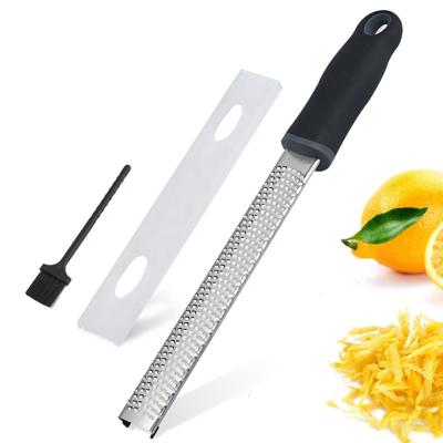 China Sustainable Multifunctional Stainless Steel Fine Grater Kitchen Tools Hand Held Vegetable Cheese Grater for sale