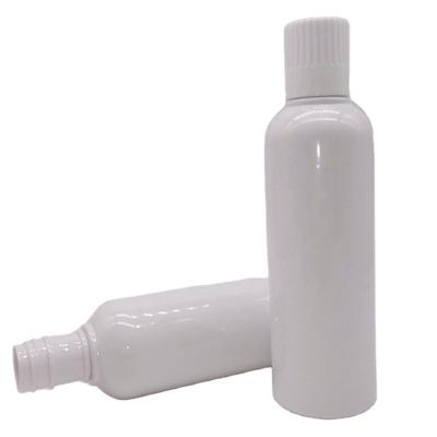 China Normal 320 Ml Round White Screw Cap Mouthwash Bottle PET Mouthwash Plastic Liquid Bottling Sub Bottle for sale