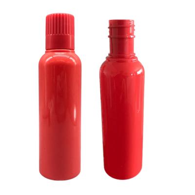 China 8oz 250ml Empty Colorful Pet Mouthwash Plastic Bottle Mouthwash Packaging Bottle With Screw Cap for sale