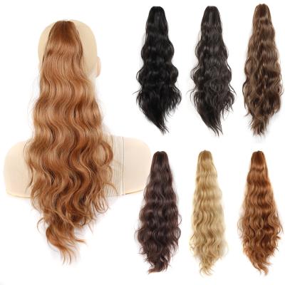 China Natural Realistic Egg Bun Wig Chemical Fiber Claw Clip Snake Claw Wig Natural Matching Claw Ponytail Clip Female Wigs for sale