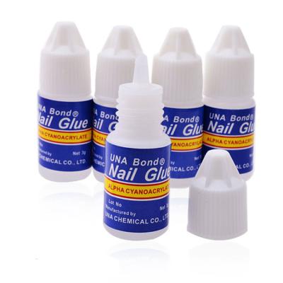 China Eco-friendly Non-toxic Quick-dry Nail Art Glue 3g Decoration Sealant Glue Manicure Nail Art Tool for sale