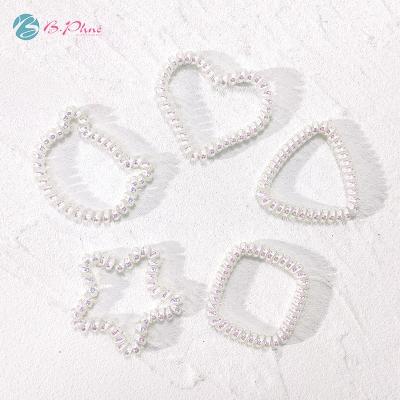 China 2021 New Star Tail Scrunchies Shape Telephone Wire Hair Band Cord Hair Ties Hair Accessories for sale