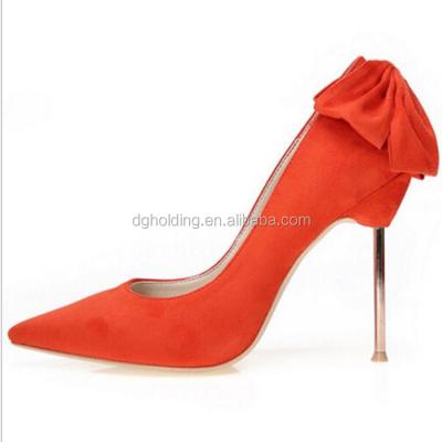 China Toe Metal Heels Botie High Led Heel Pumps Bridesmaid Shoes Women Wedding Shoes for sale