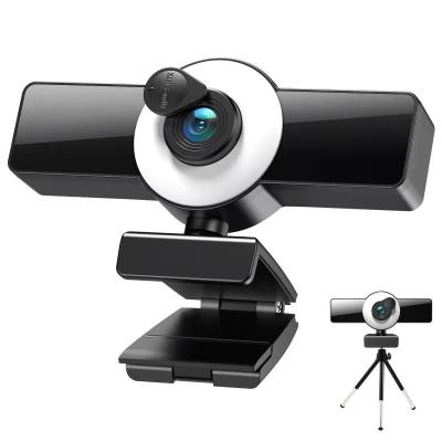 China Full Hd 2K Webcam Web Camera With LED Fill Light Web Camera Laptop Desktop For Video Conferencing Youtube Live SU029B for sale