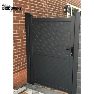 China Easily Assembled Customized Powder Coat Charcoal Gray Side Doors for sale