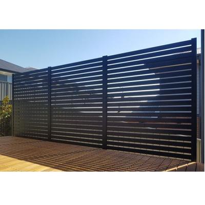 China Easily Assembled Decorative Aluminum Balcony Barriers Aluminum Fence Fence Gate for sale