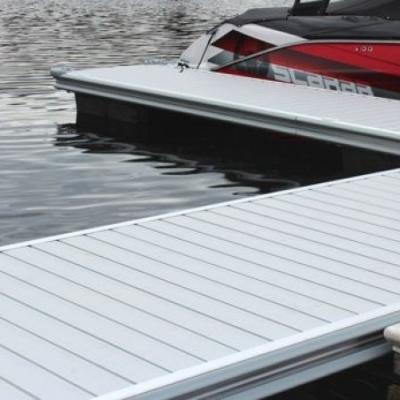 China Aluminum Boat Dock Boat Dock For USA Market Customized Size Install Easily for sale